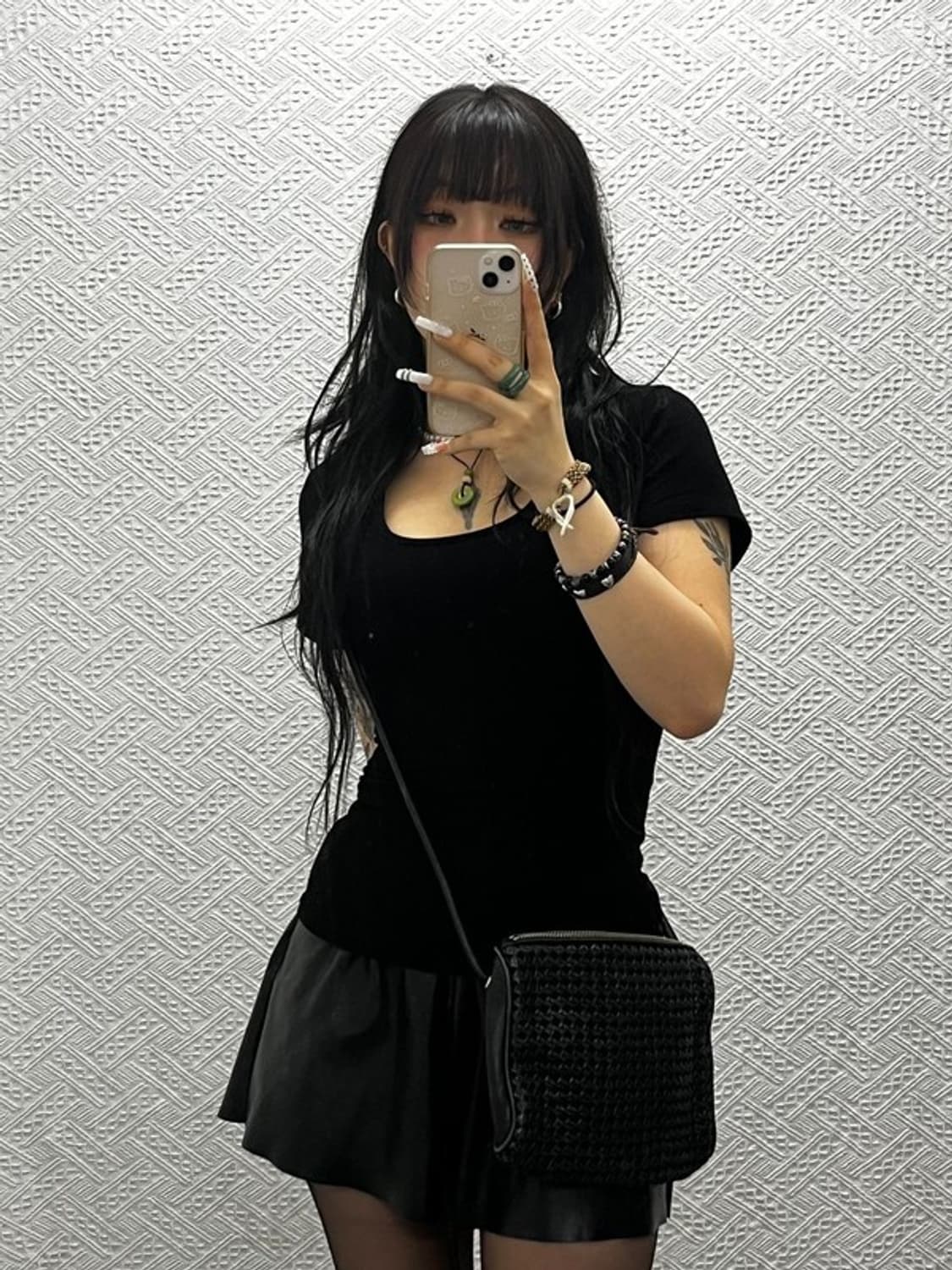 COS 코스 모던시크 캐주얼 위빙 가죽 크로스백 C10889 상품이미지2