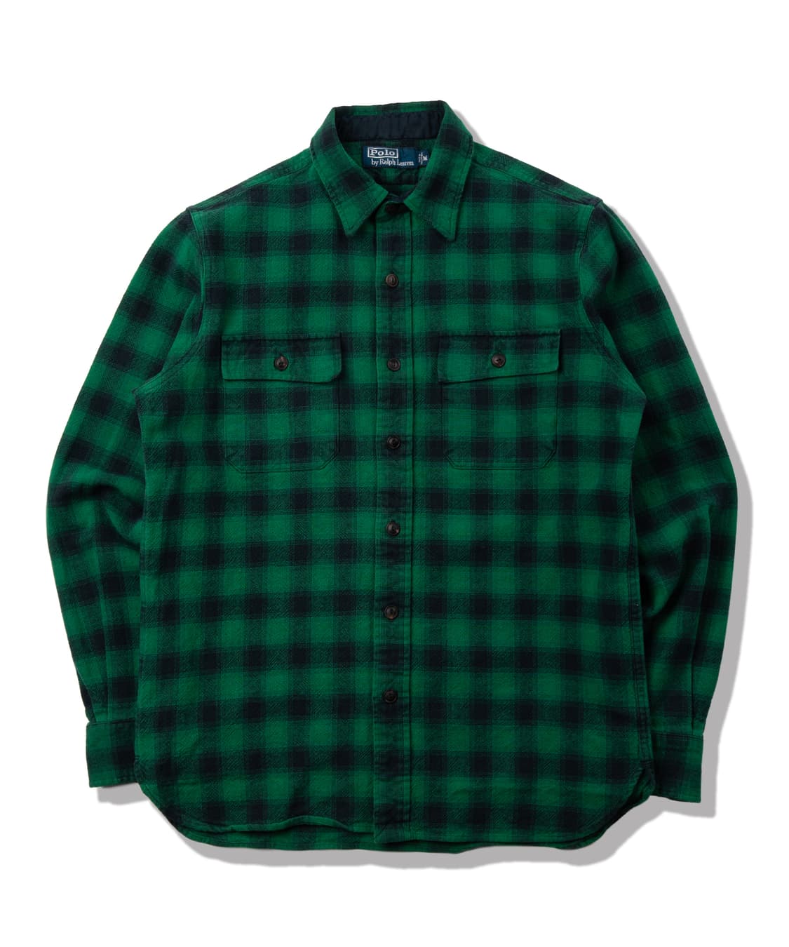 (100) 폴로랄프로렌 "그린 버팔로 체크" 플란넬 오버 셔츠  상품이미지1
