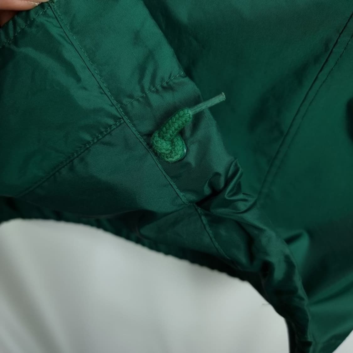 [아디다스] 빅로고 프린팅 롱 바람막이 코트 그린 M19006 상품이미지6