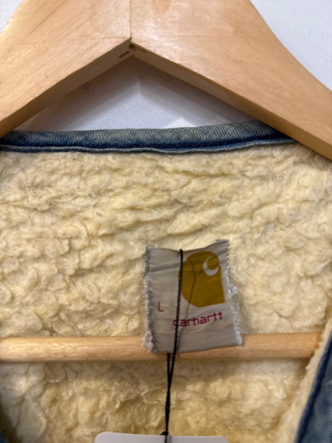 칼하트 데님 플리스 베스트 조끼 상품이미지3