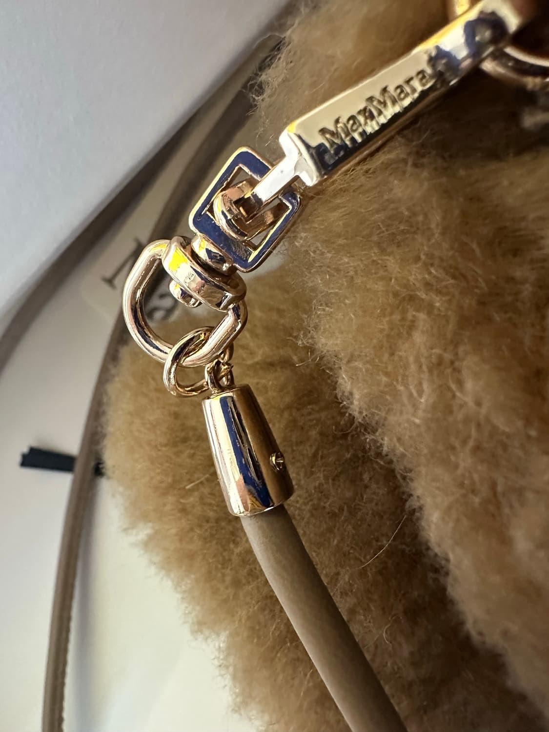 막스마라 테디베어 장갑카멜 정품 상품이미지5