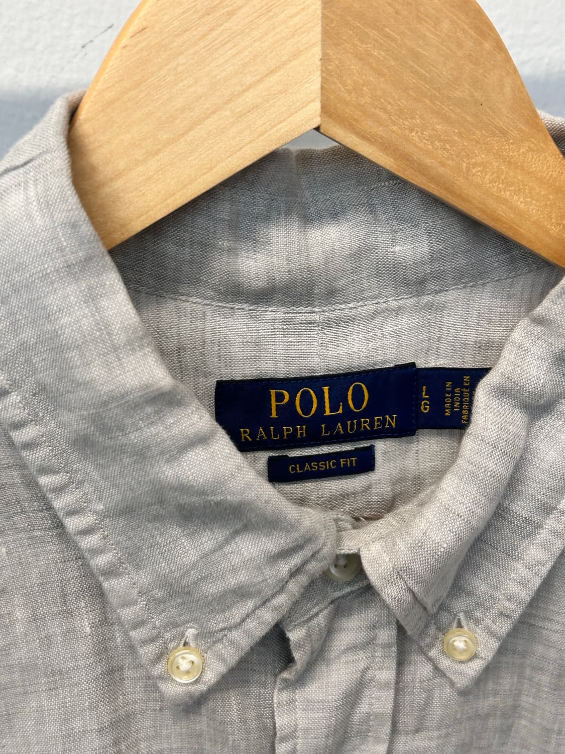 폴로 랄프로렌 클래식핏 린넨 반팔 셔츠 상품이미지2