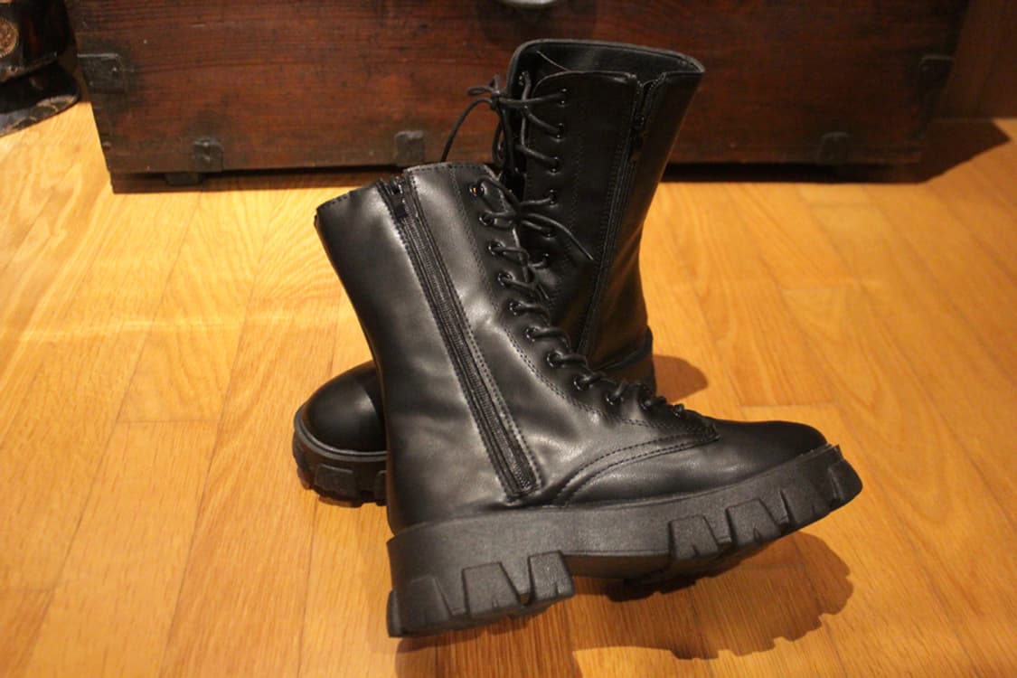 부츠 워커 240사이즈 검정워커 블랙워커 워커힐240 워커240 코스프레 상품이미지4