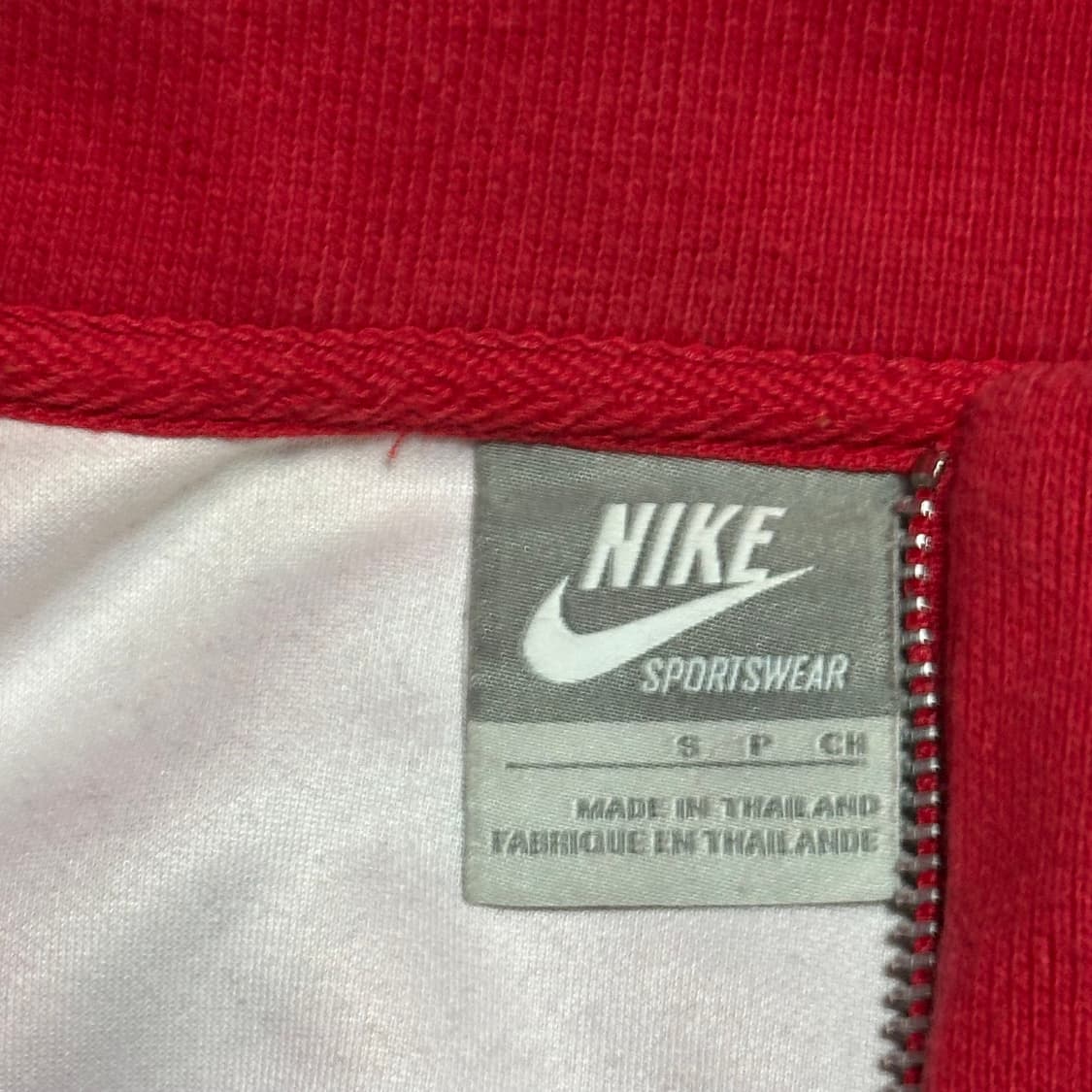 S 나이키 맨체스터 유나이티드 여성용 레드 체크 패턴 트랙탑 상품이미지4