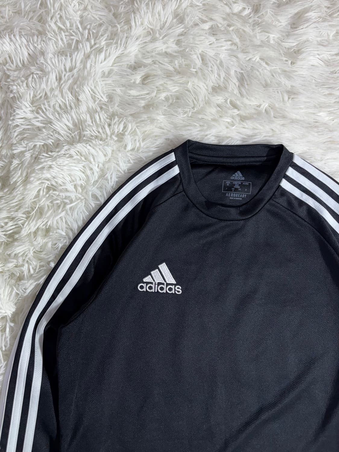 아디다스 블랙 삼선 슬리브  상품이미지4