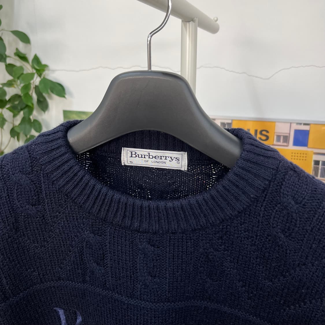 버버리 스펠로고 니트 S 상품이미지3