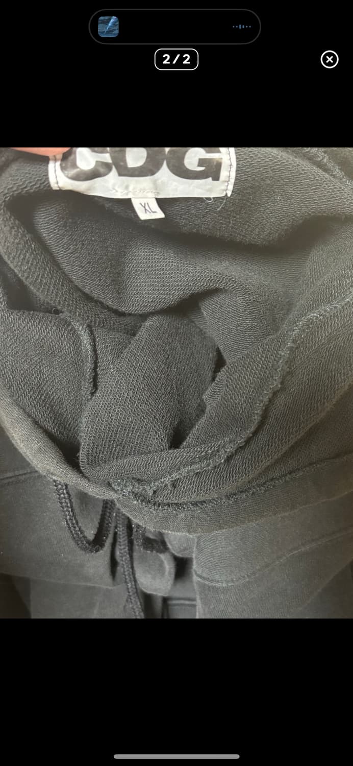 꼼데 cdg 후드 xl 상품이미지2