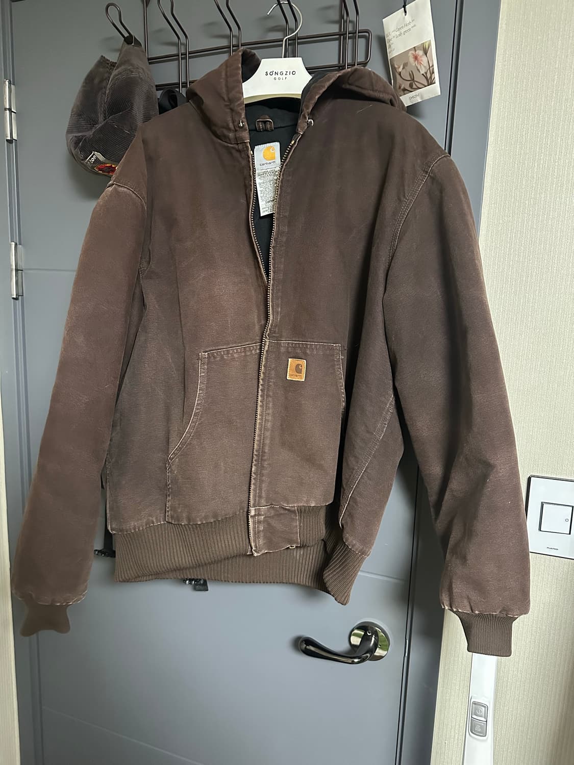 칼하트 후드 액티브 덕 자켓 j130 XL 상품이미지1