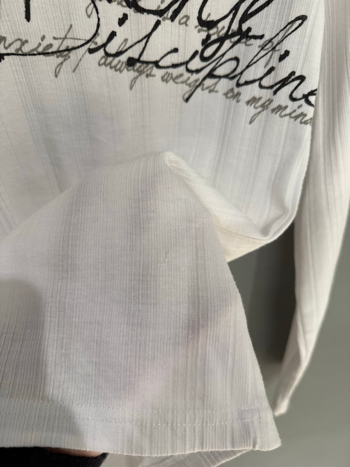 layered detail lettering long sleeve 상품이미지7