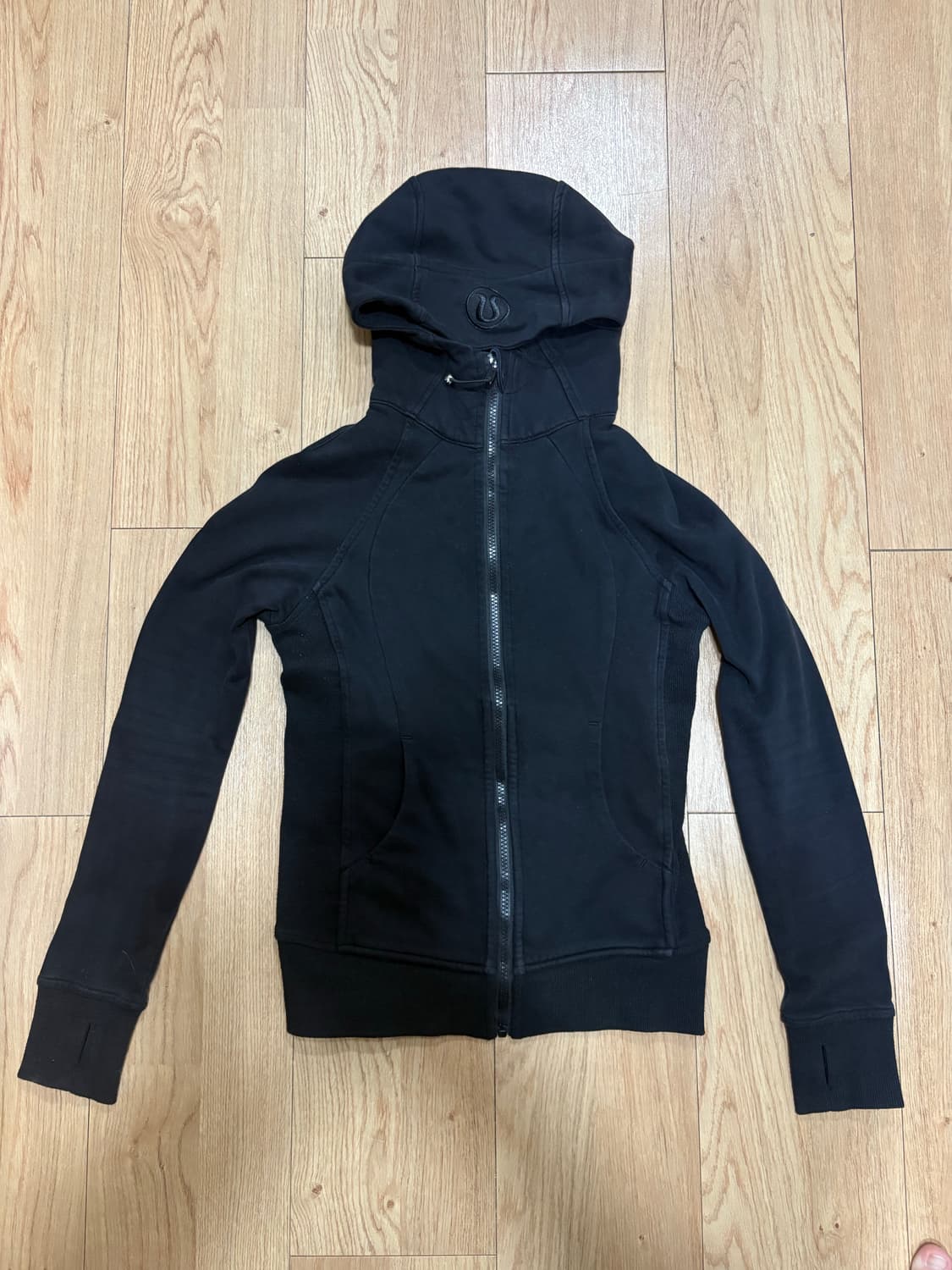 룰루레몬 스쿠바 풀집 후드집업 닌자핏 후드집업 블랙 상품이미지1