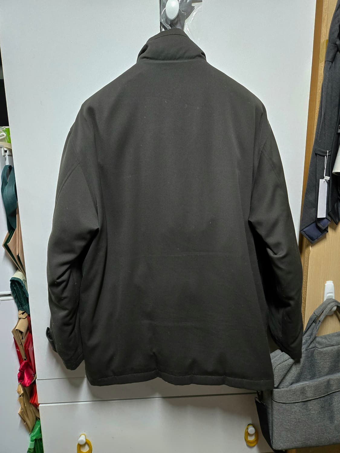 입생로랑 110 패딩 카키 브라운 2XL 덕다운 ysl 빈티지 상품이미지3