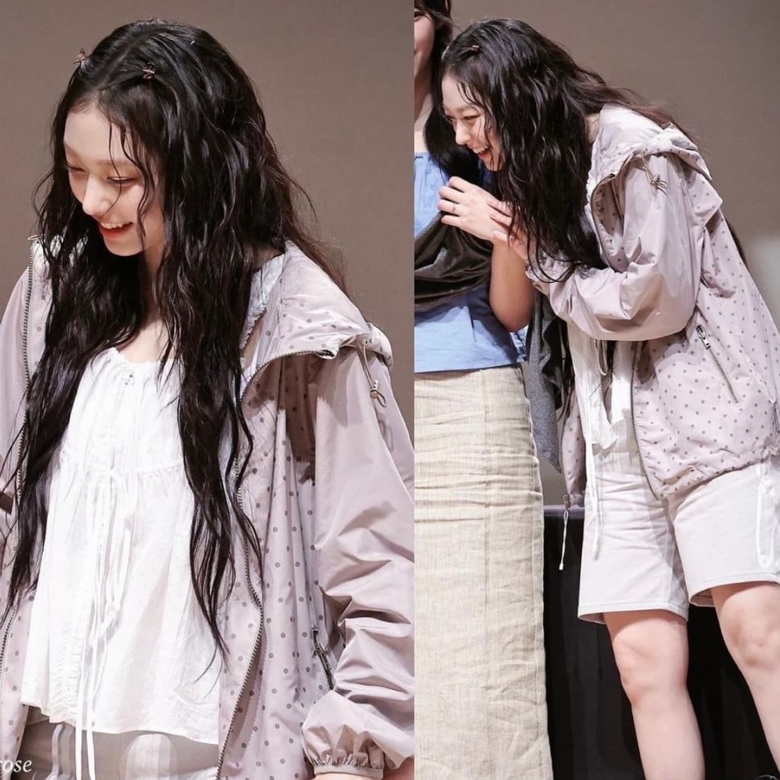 사파리스팟 도트 윈드브레이커 베이지 상품이미지2