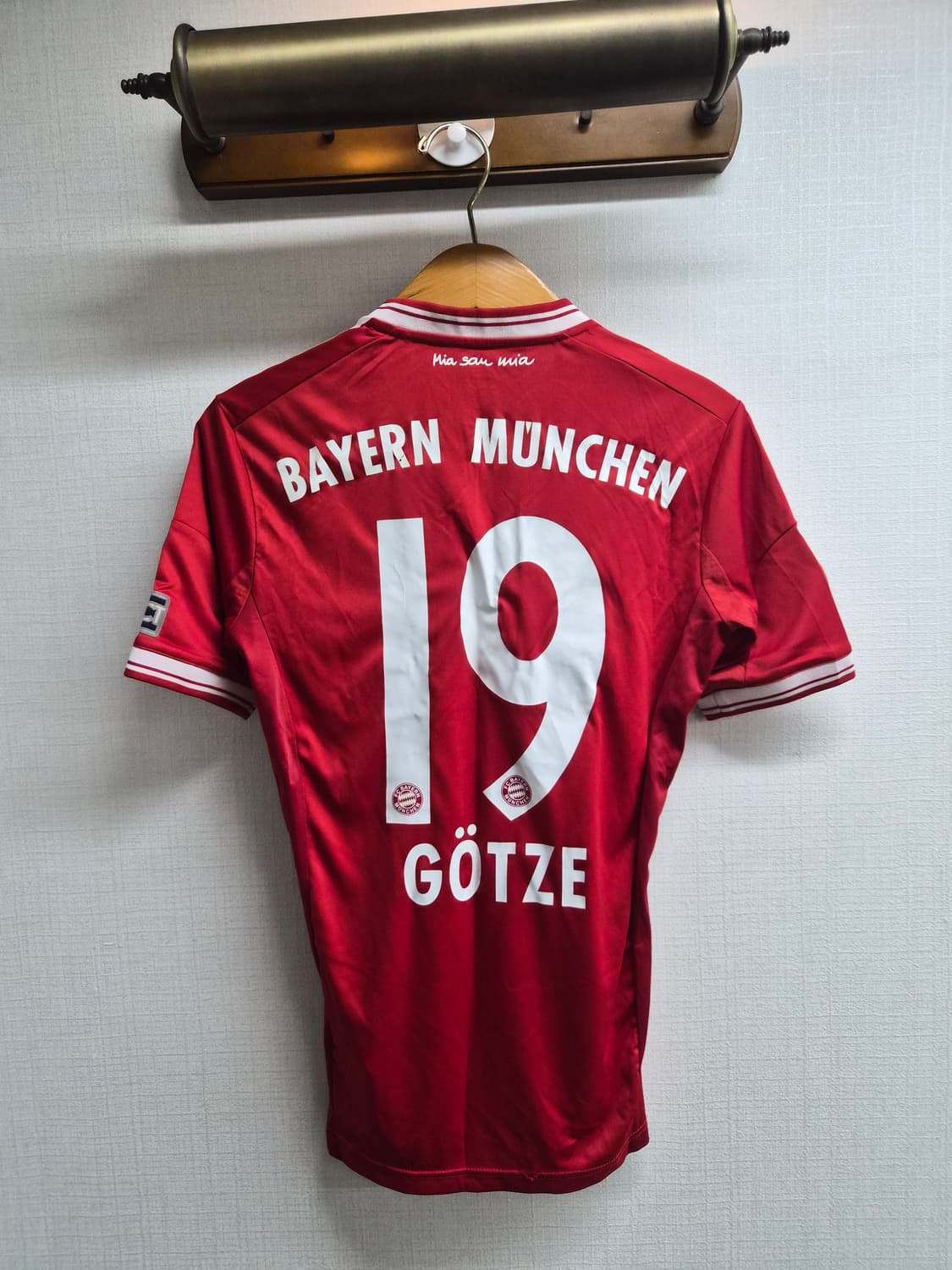 해외 S) 아디다스 테크핏 13/14 시즌 바이에른 뮌헨 괴체 유니폼 상품이미지2