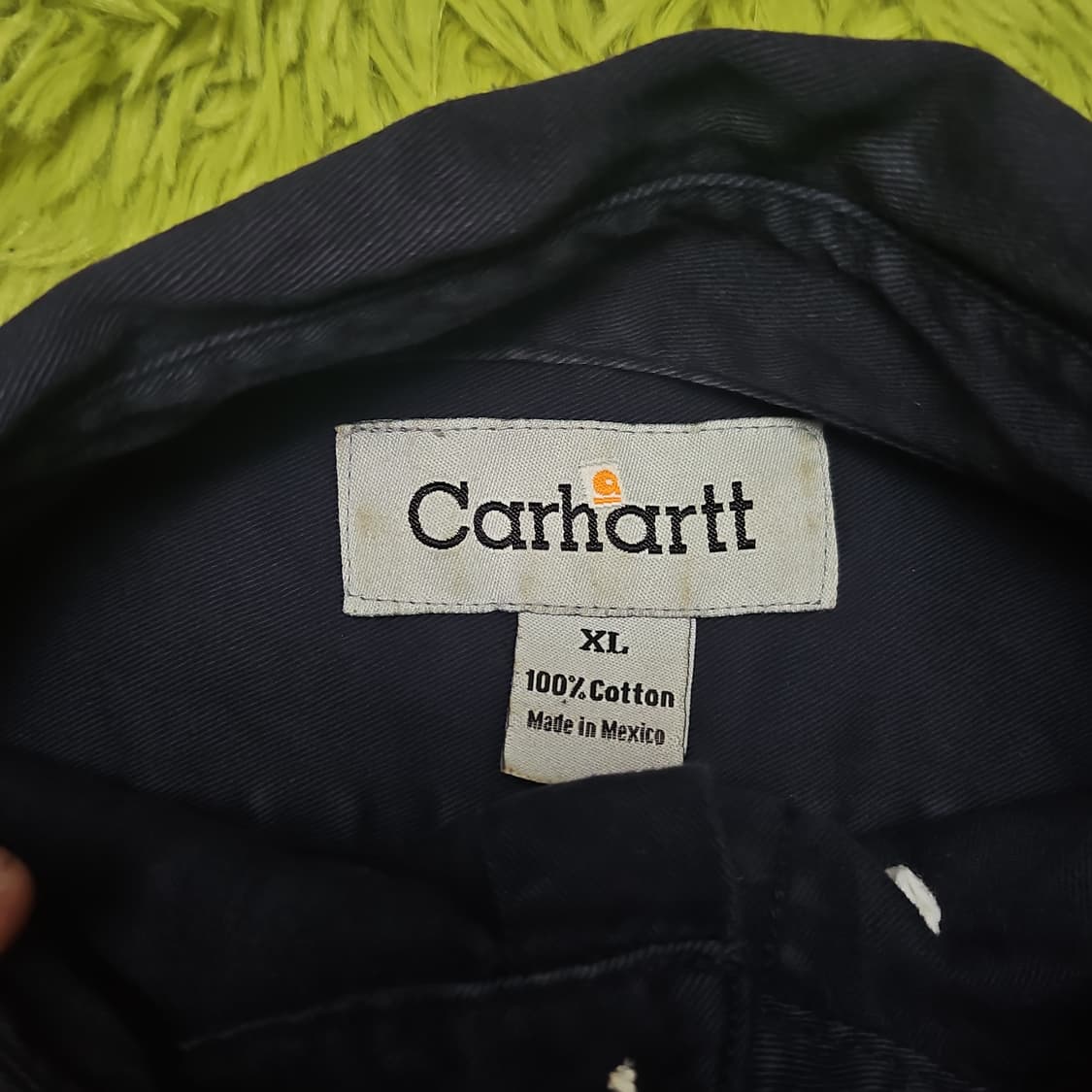 ​[XL] 칼하트 FR 라인 네이비 워크 셔츠 상품이미지6