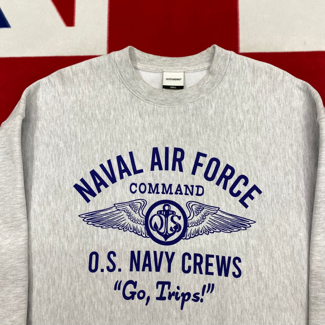 아웃스탠딩 맨투맨 S 실측 M - L  상품이미지3