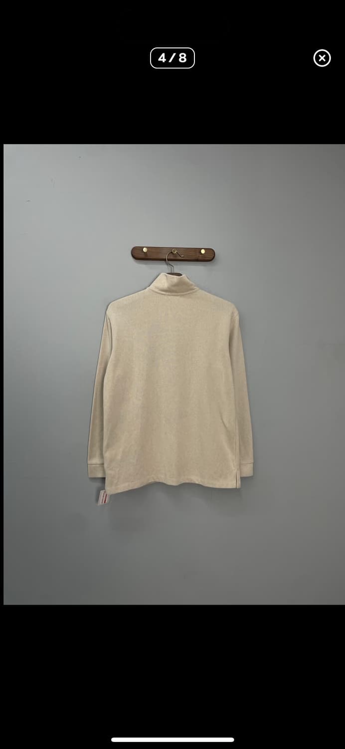 폴로랄프로렌 베이지 코튼 하프 집업 스웨터 A3055 상품이미지4