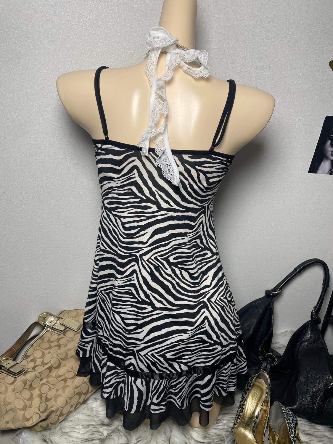 Zebra 갸루 원피스 상품이미지3