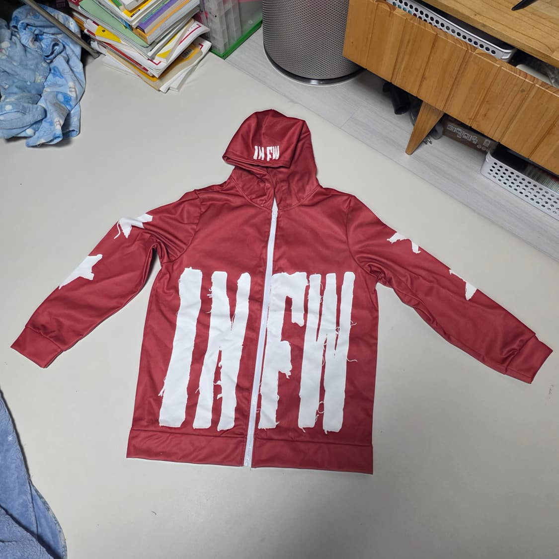 레드 INFW 후드집업 상품이미지1