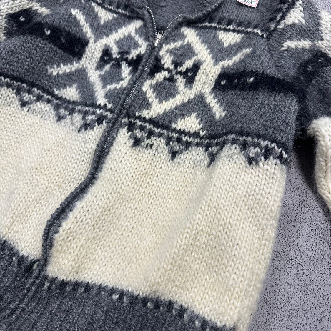 ✨ (바배) 맥호프 울 코위찬 니트 집업  상품이미지5