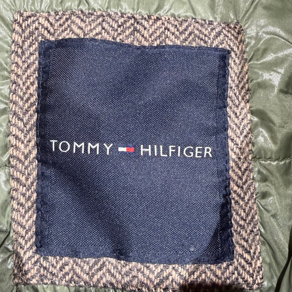 타미힐피거 헤링본 코듀로이 덕다운 패딩 M 100 상품이미지4
