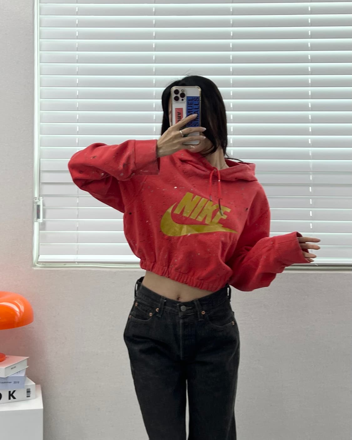 (WOMEN)나이키 크롭 후드-M1874 상품이미지6