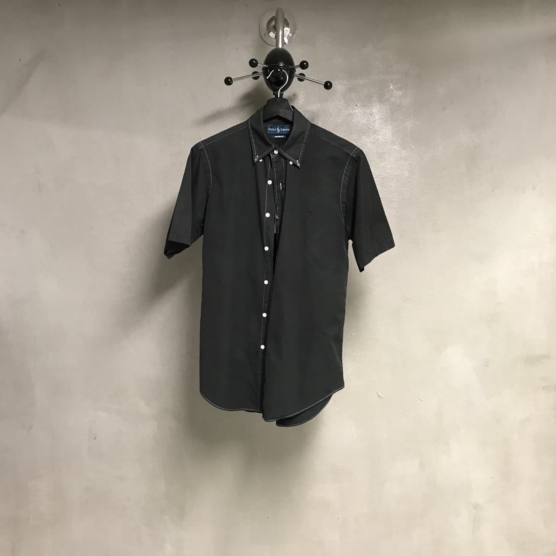 폴로 랄프로렌 블랙 반팔 셔츠 S 상품이미지1