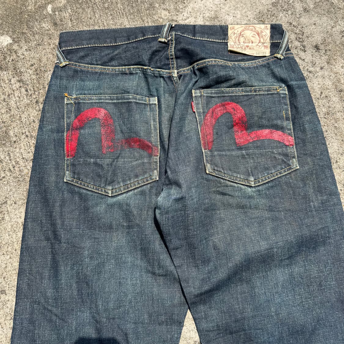 [35] Evisu 에비수 스투던트 7001 데님 팬츠 상품이미지4