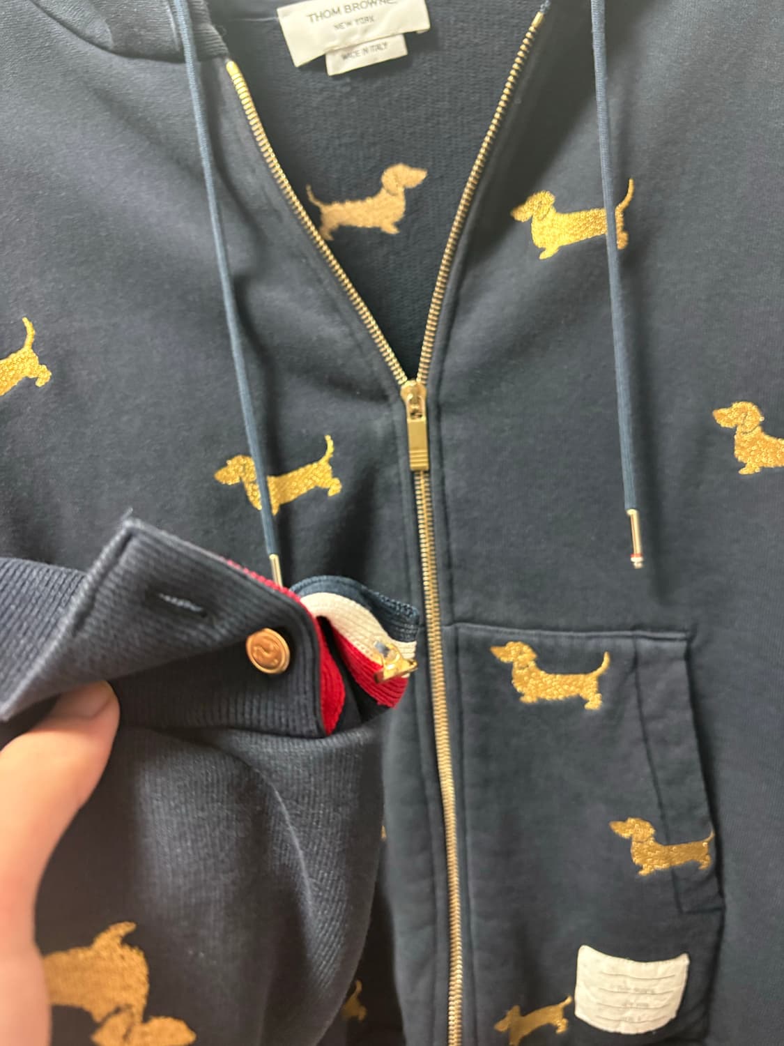 [한정판] 톰브라운 헥터 후드집업 3사이즈 상품이미지2