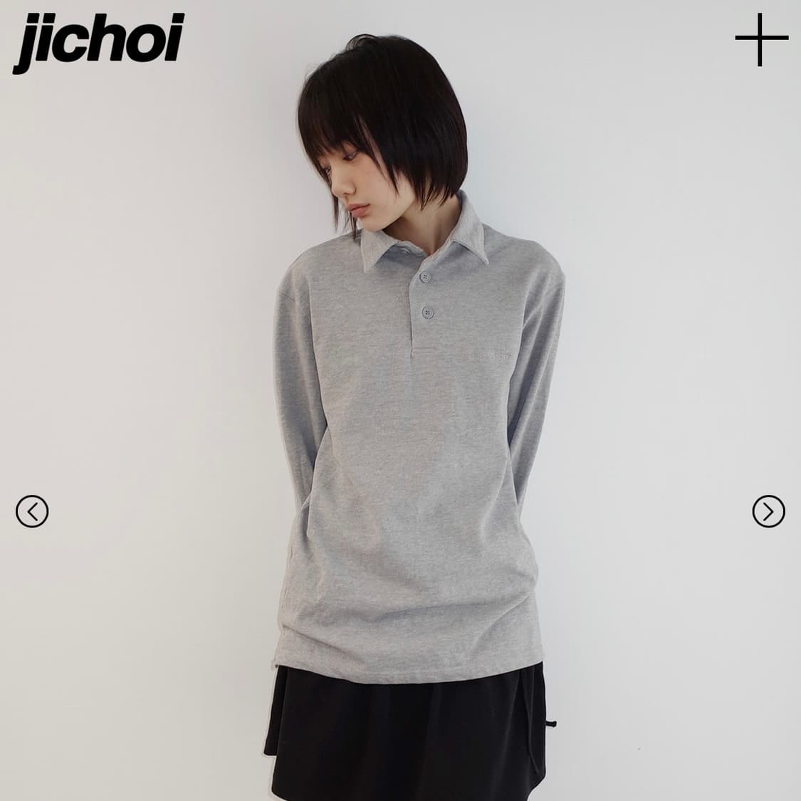 지초이 컴포트 26-001 PK SHIRT (GREY) 상품이미지2