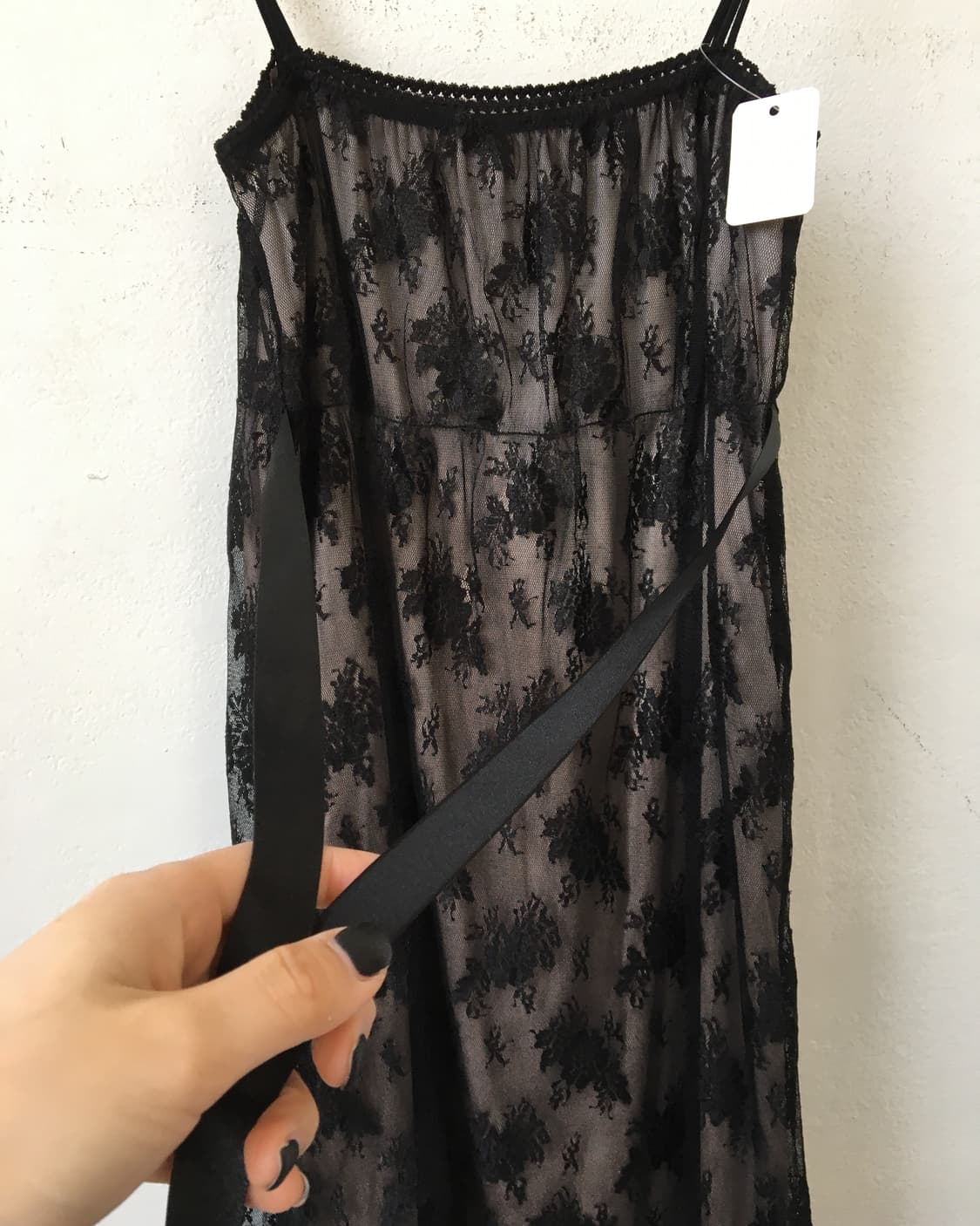 Flower pattern lace sleeveless onepiece 상품이미지6