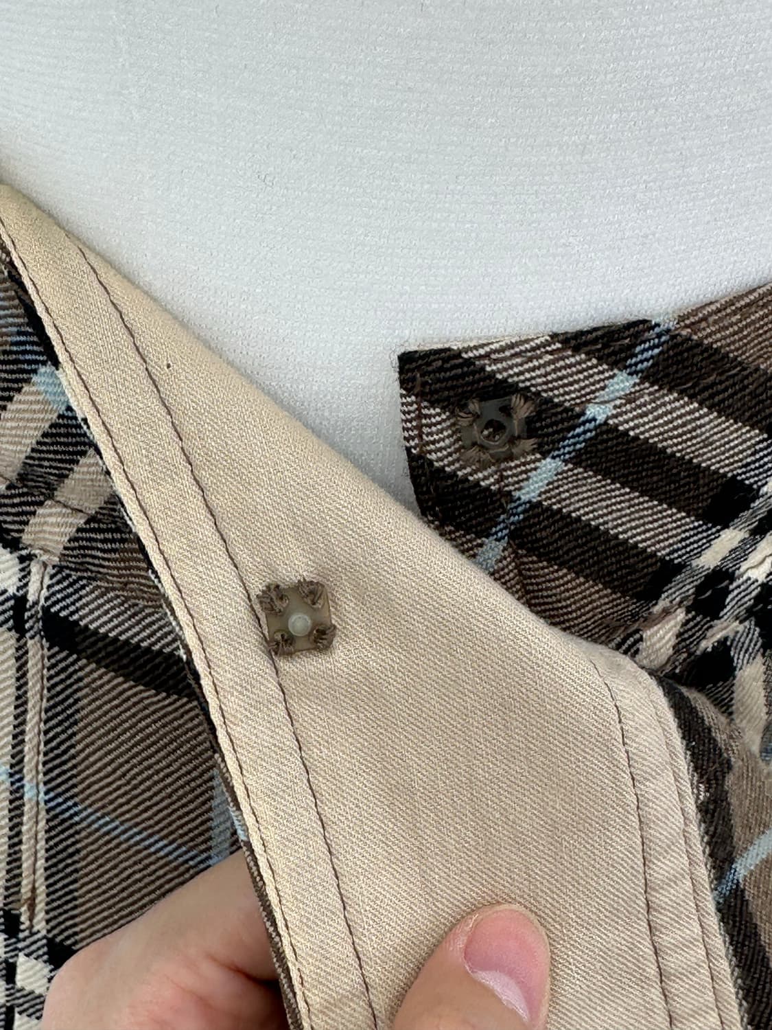 버버리 블루라벨 플리츠 랩스커트 36 상품이미지6