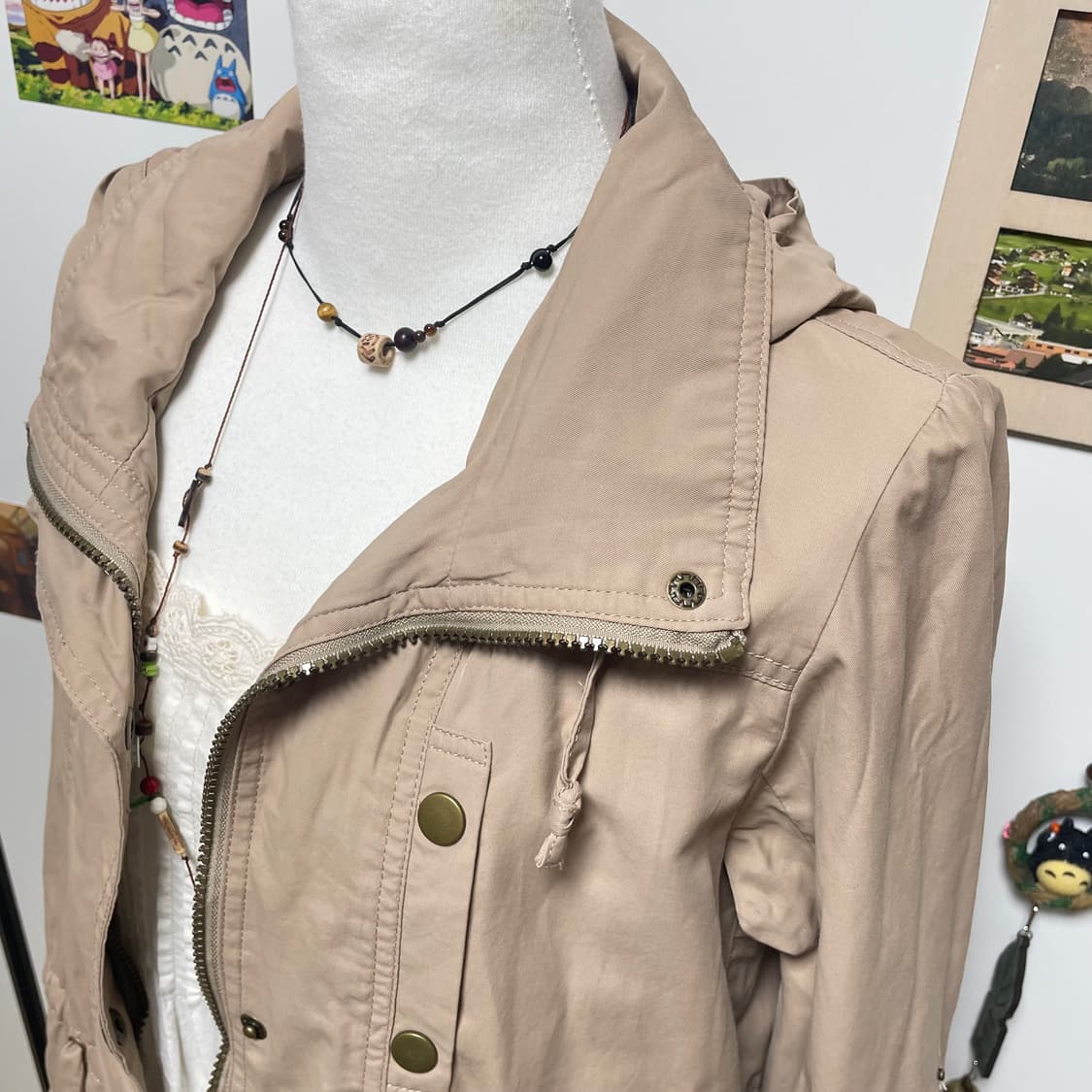 모리걸 브라운 야상 상품이미지5