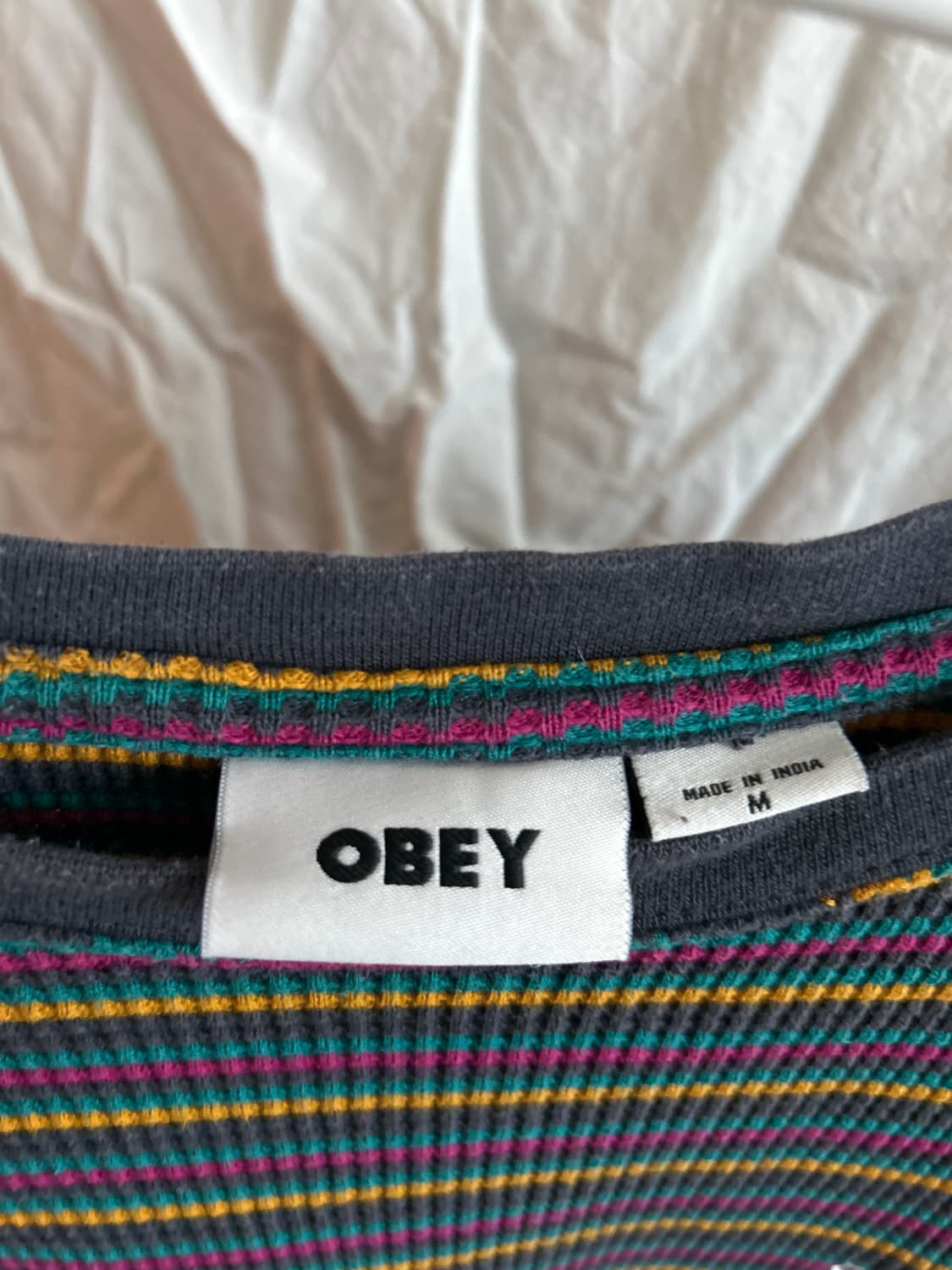 OBEY 오베이 와플 맨투맨 상품이미지3