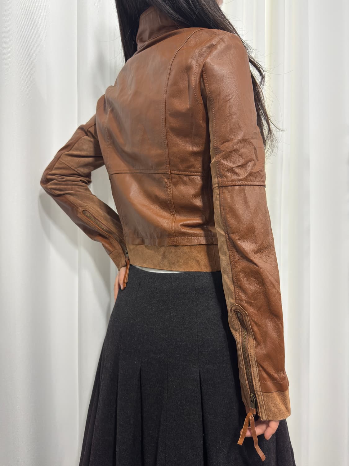 coco deal leather twoway jacket 상품이미지7