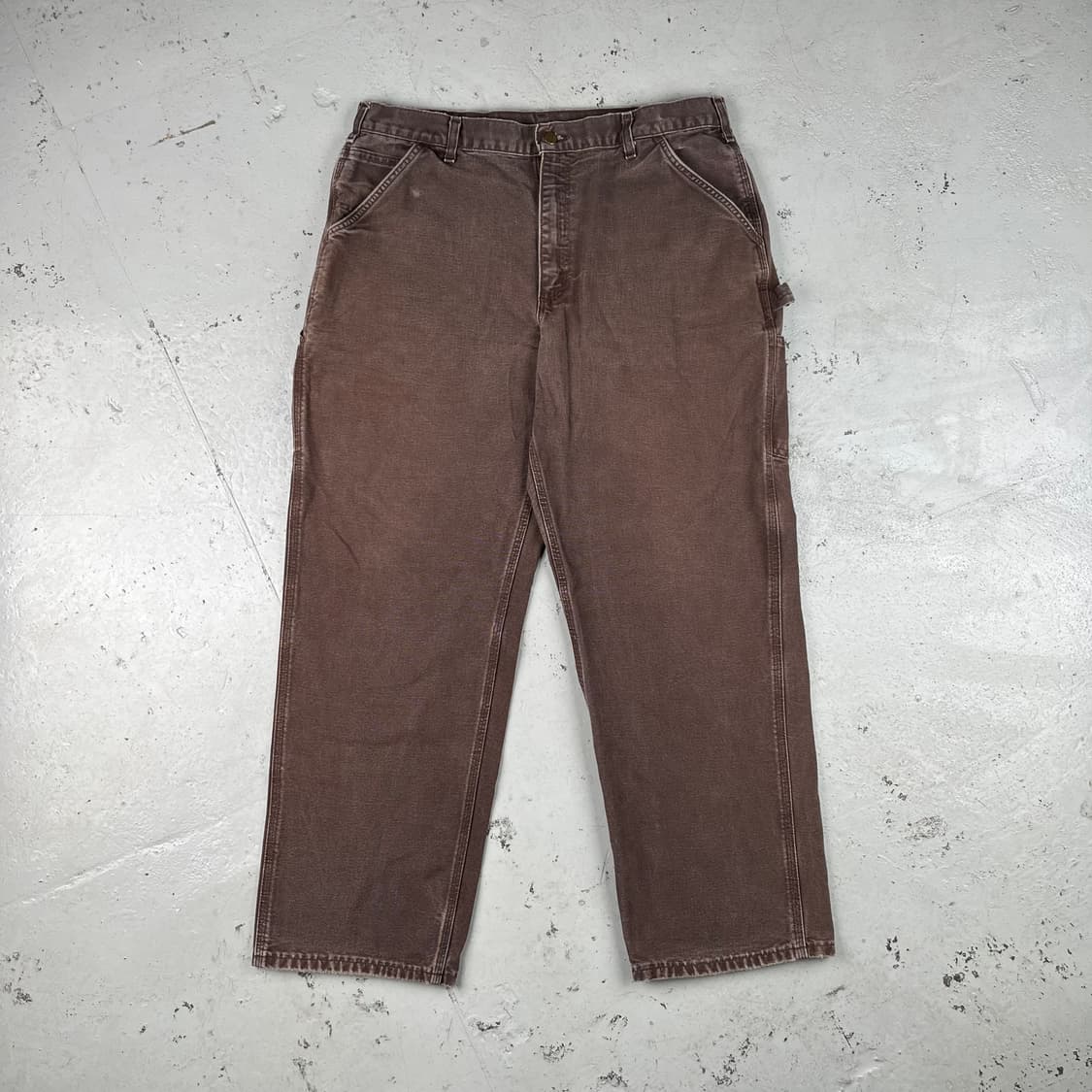 칼하트 다크 브라운 싱글니 카펜터 팬츠 B11DKB 상품이미지3