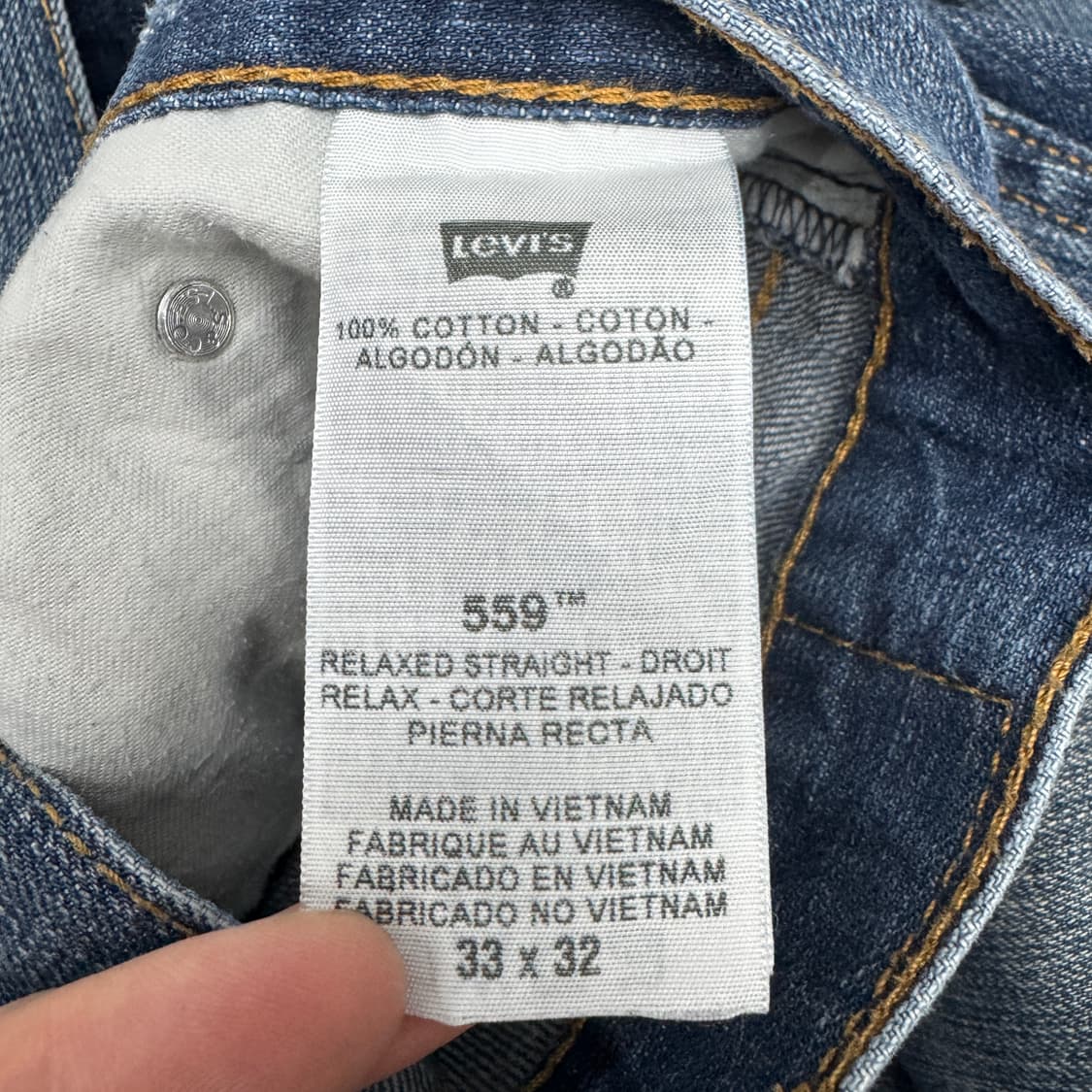 리바이스 559 새깅 워싱 스케이터 데님팬츠 상품이미지10