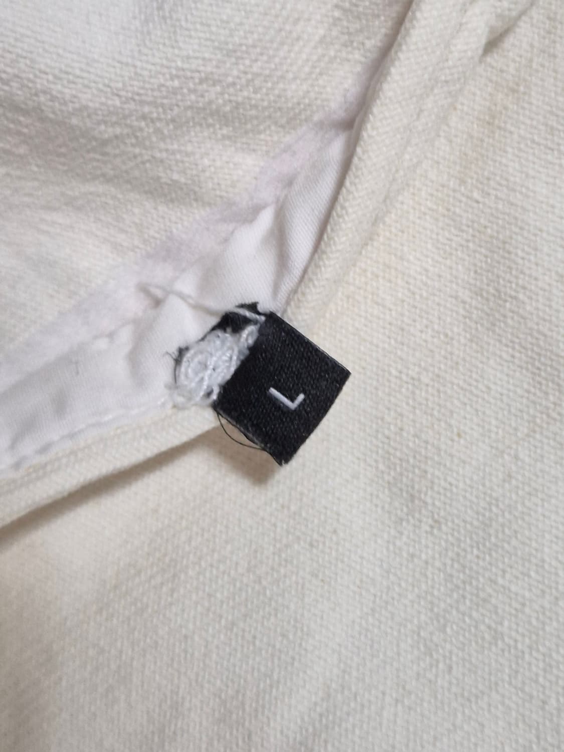 우영미 아이보리 데님 자켓 L 상품이미지4