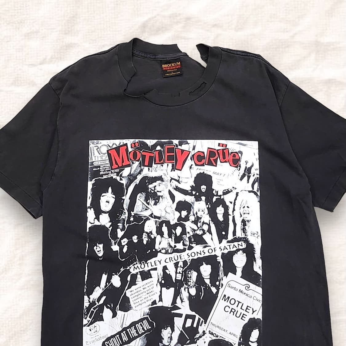 머틀리크루 91s Brockum 빈티지 디스트레드 반팔 상품이미지4