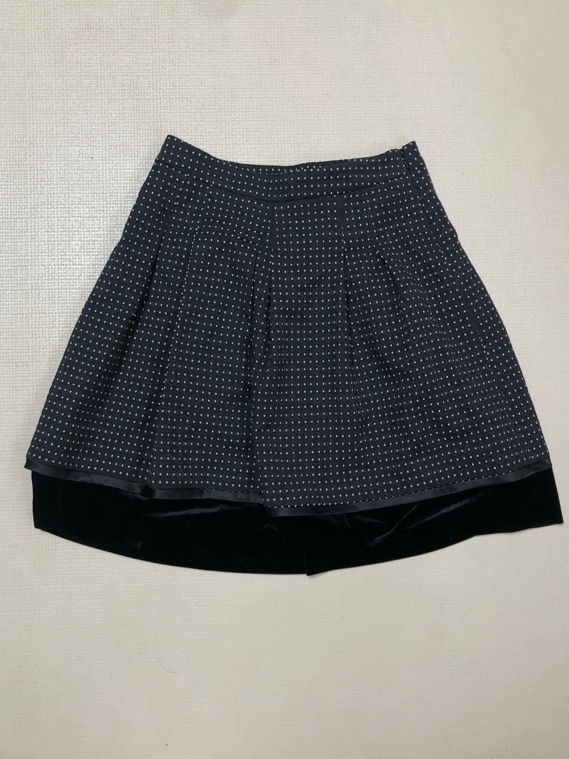 빈티지 블랙 도트 미디 스커트 상품이미지10