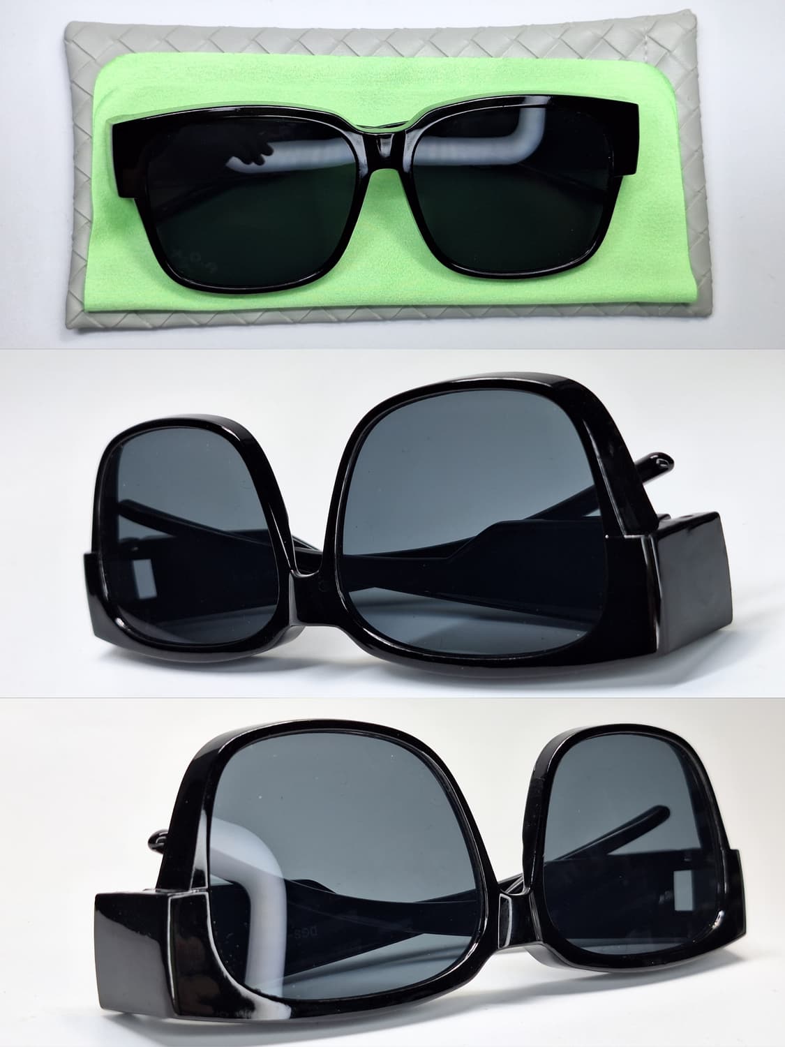 00s 일본 빈티지/빅사이즈 블랙 선글라스 DGS-210 K/레트로 상품이미지2