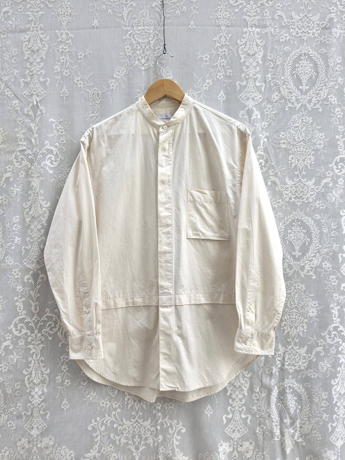 유니클로 질샌더 수피마코튼 스탠트카라 셔츠 상품이미지1