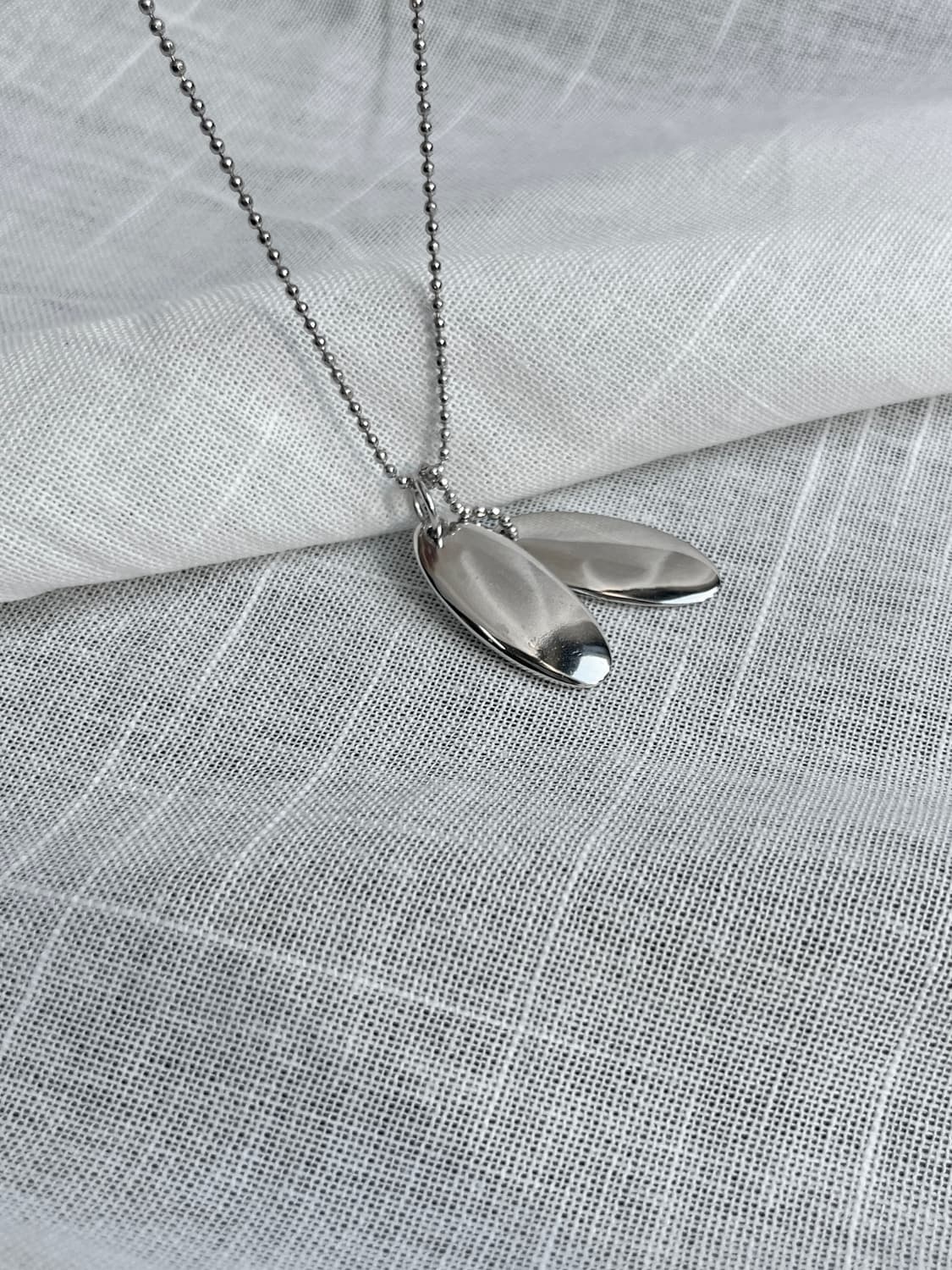 Courreges 꾸레쥬 더블펜던트 목걸이 상품이미지9