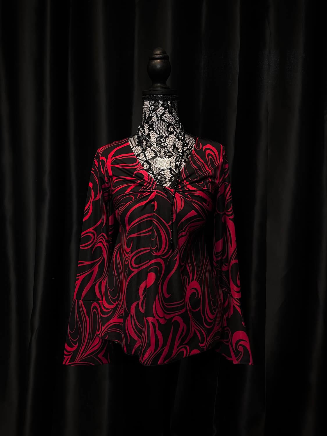 jpn 마블 아게조 갸루 블라우스 상품이미지2