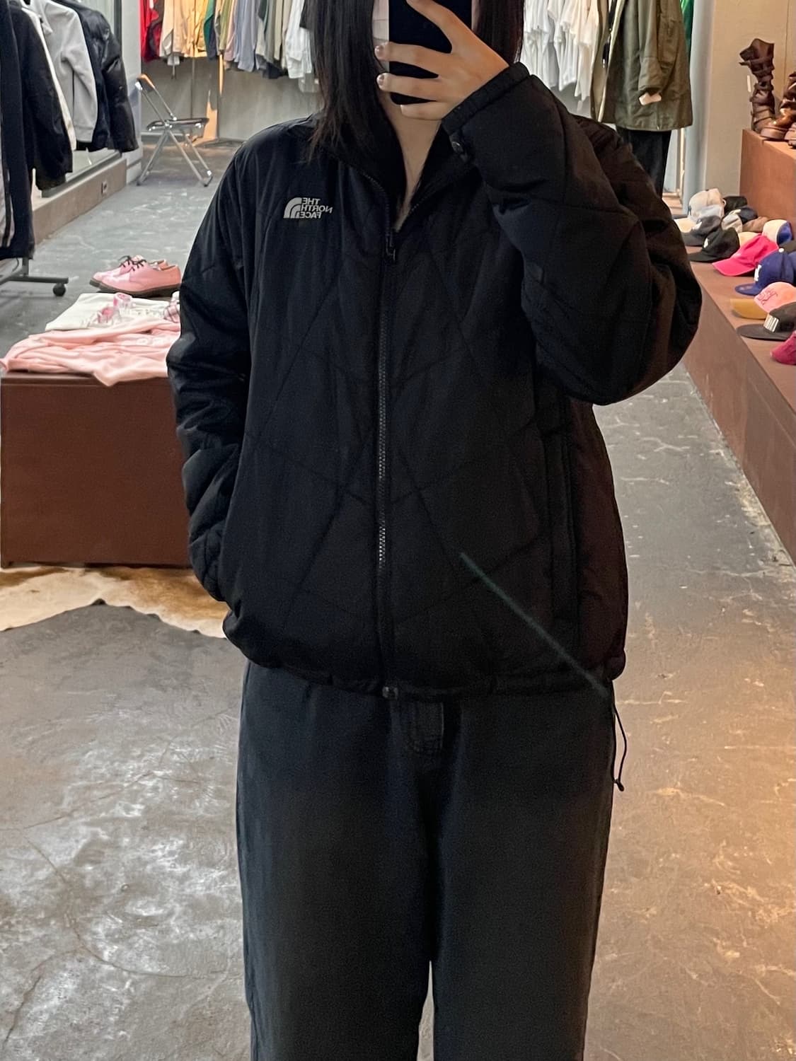 노스페이스 다이아몬드 퀄팅 엑셀로프트 경량패딩 자켓 H1863 상품이미지1