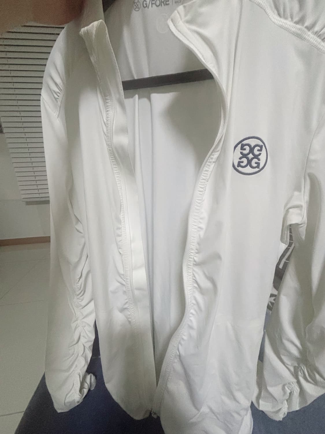 정품 G/FORE 여성 골프 바람막이 자켓 XS 화이트지포어 경량 윈드브 상품이미지4