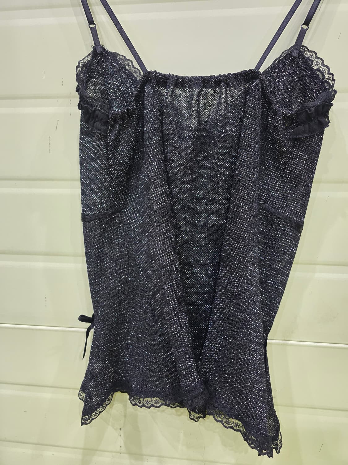 코디 화이트 긴팔 가디건 + 블랙 레이스 뷔스티에 세트 상품이미지8