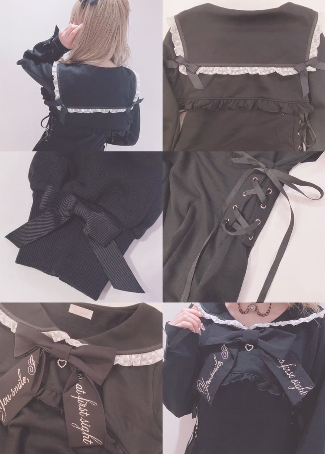 리즈리사 볼레르 코르셋 원피스 셋업 지뢰계 양산형 서브컬쳐 상품이미지2