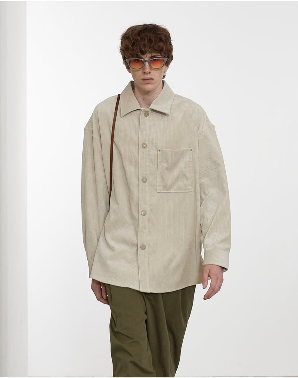 (새상품)TNGT 오버핏 코듀로이 셔켓 105 상품이미지3