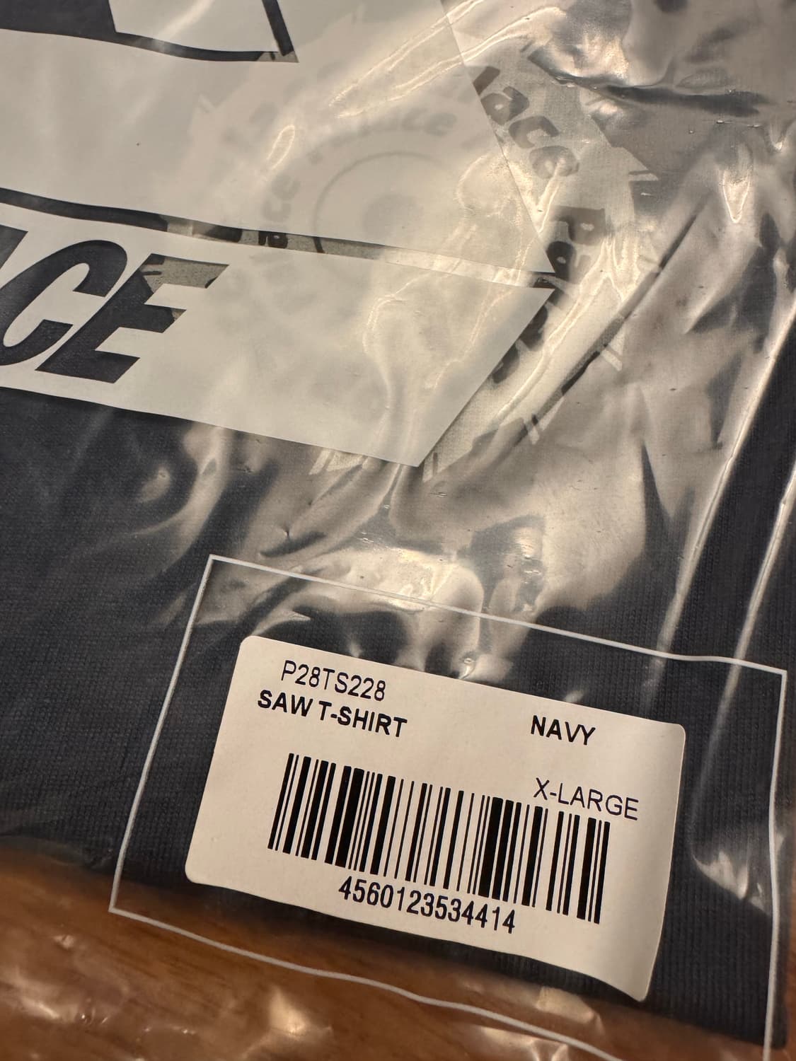 [새상품] 팔라스 쏘우 티셔츠 네이비 상품이미지3