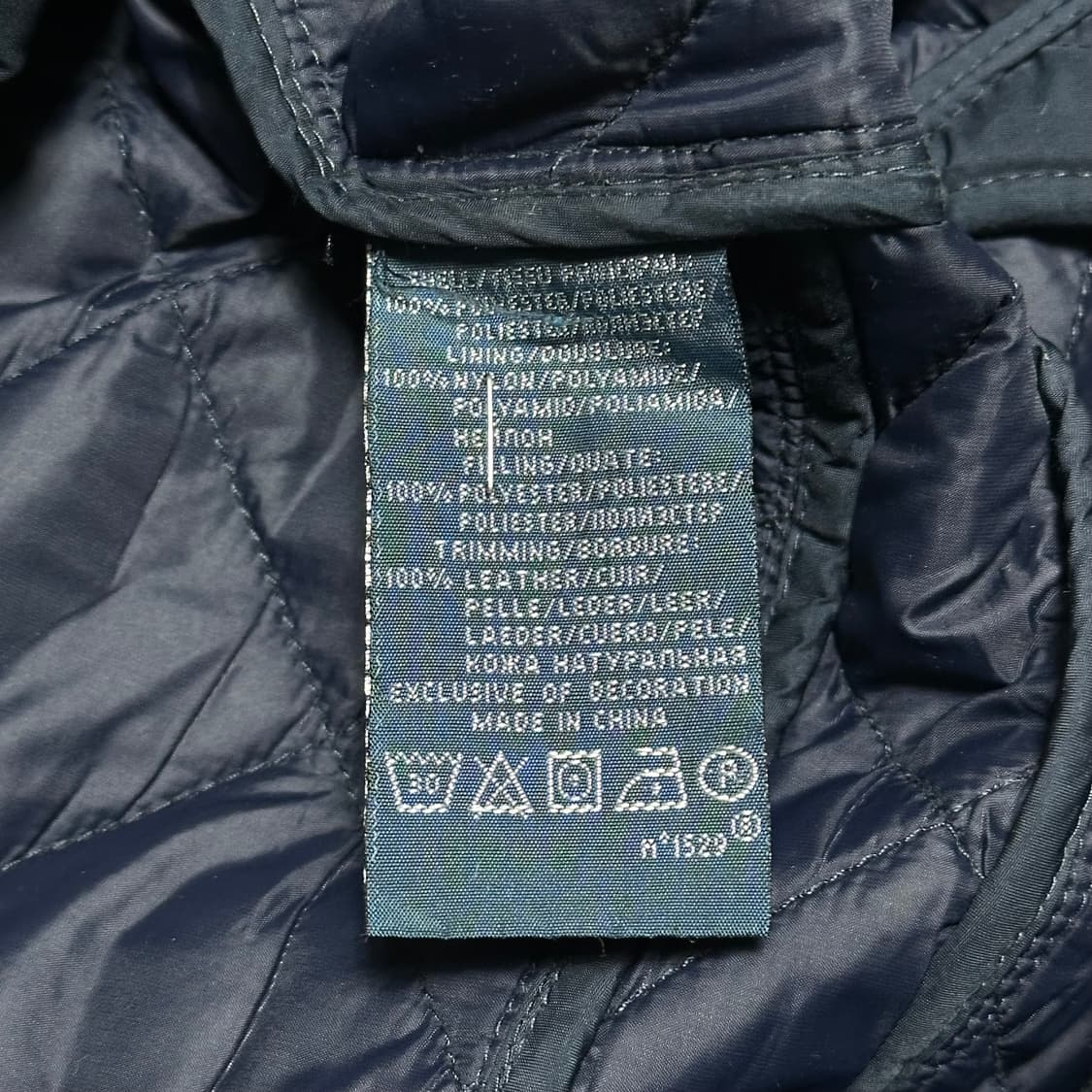 M 폴로랄프로렌 네이비 퀼팅 자켓 상품이미지5